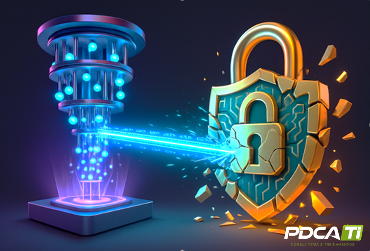 Capítulo 10: IA, Cibersegurança e Compliance — Como Construir um Futuro Resiliente e Ético no Mundo Digital Pessoa de negócios no topo de uma montanha olhando para o horizonte com ícones de IA, simbolizando a liderança e a visão de futuro necessárias para uma estratégia de IA resiliente.
