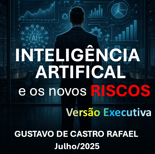 Capa do e-book IA Estratégica para Negócios, ilustrando a conexão entre um cérebro humano e circuitos de inteligência artificial